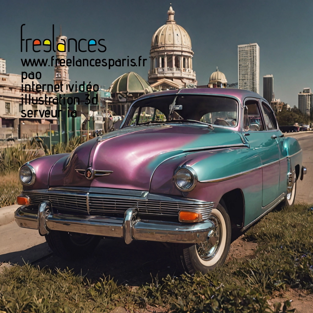 Pao mise en page internet vidéo illustration 3d serveur IA générative AI freelance paris studio de création magazines bhpxbx00